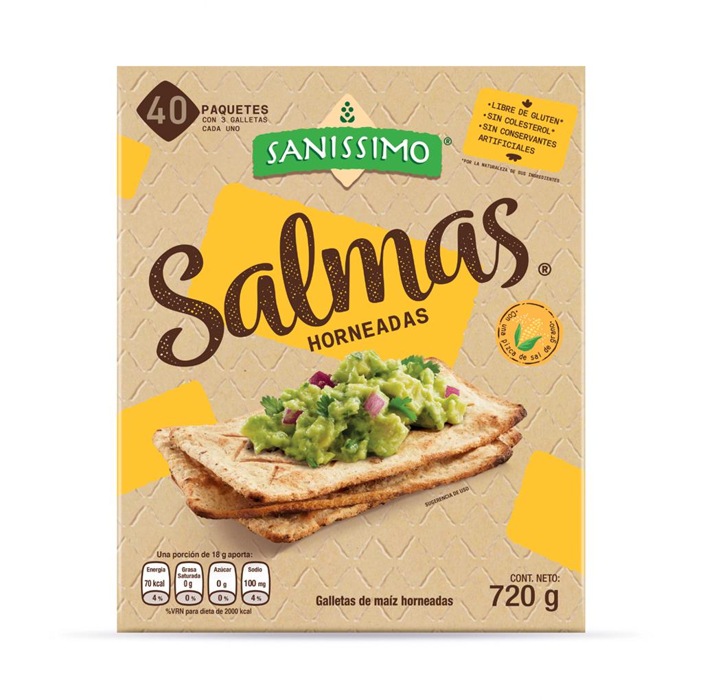 Sanissimo Salmas Horneadas 40 Unidades / 18 g
