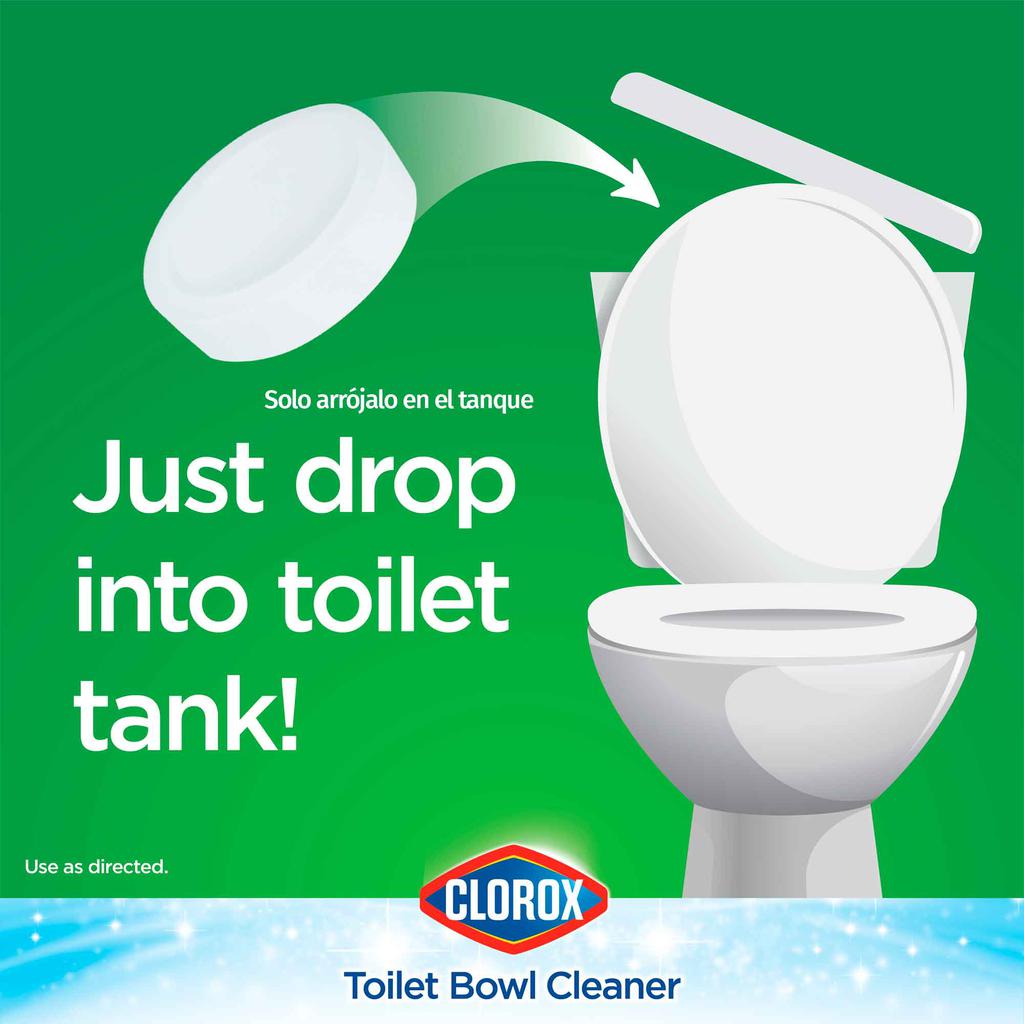 Clorox Limpiador de Inodoros 6 Unidades / 100 g