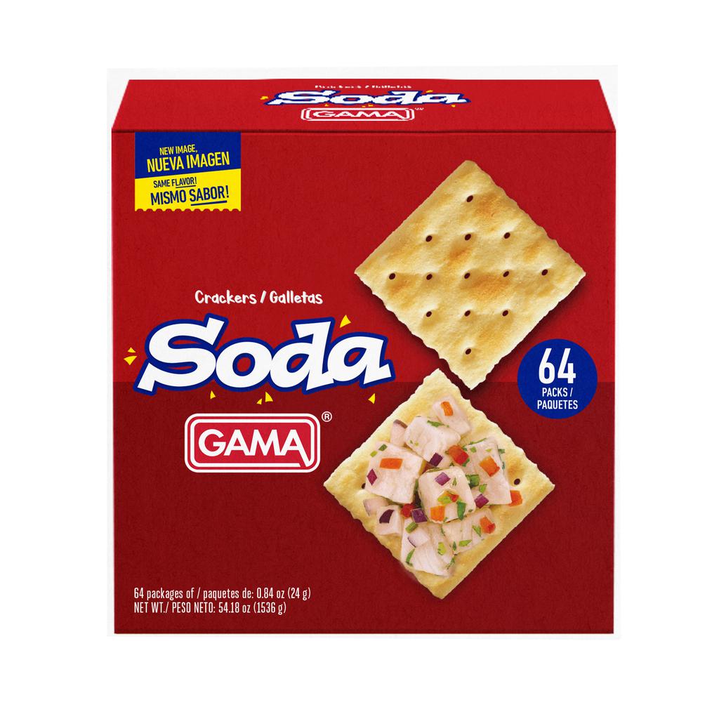 Gama Galleta de Soda 64 Unidades / 24 g / 0.84 oz