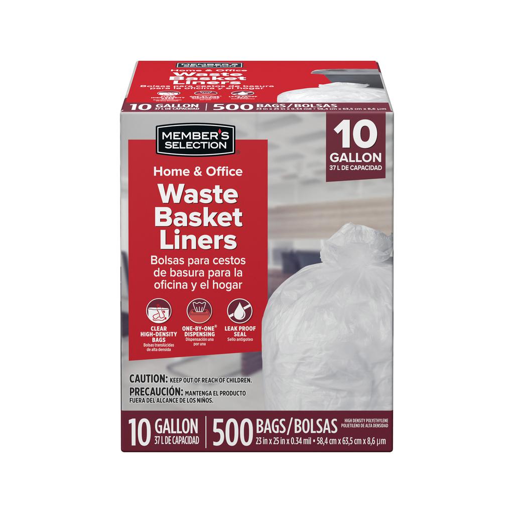 Member's Selection Bolsas para la Basura 500 Unidades / 37 L / 10 gal