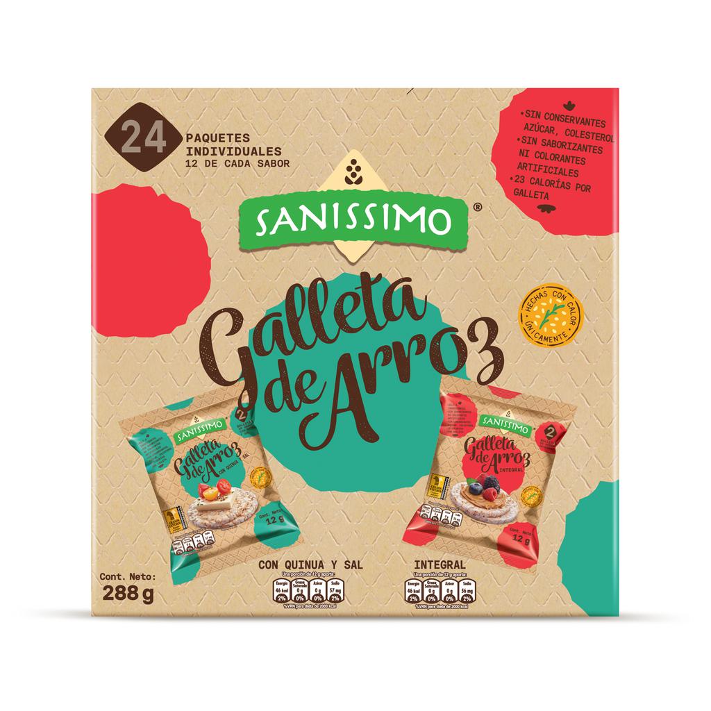 Sanissimo Galletas de Arroz 24 Unidades / 12 g / 0.42 oz