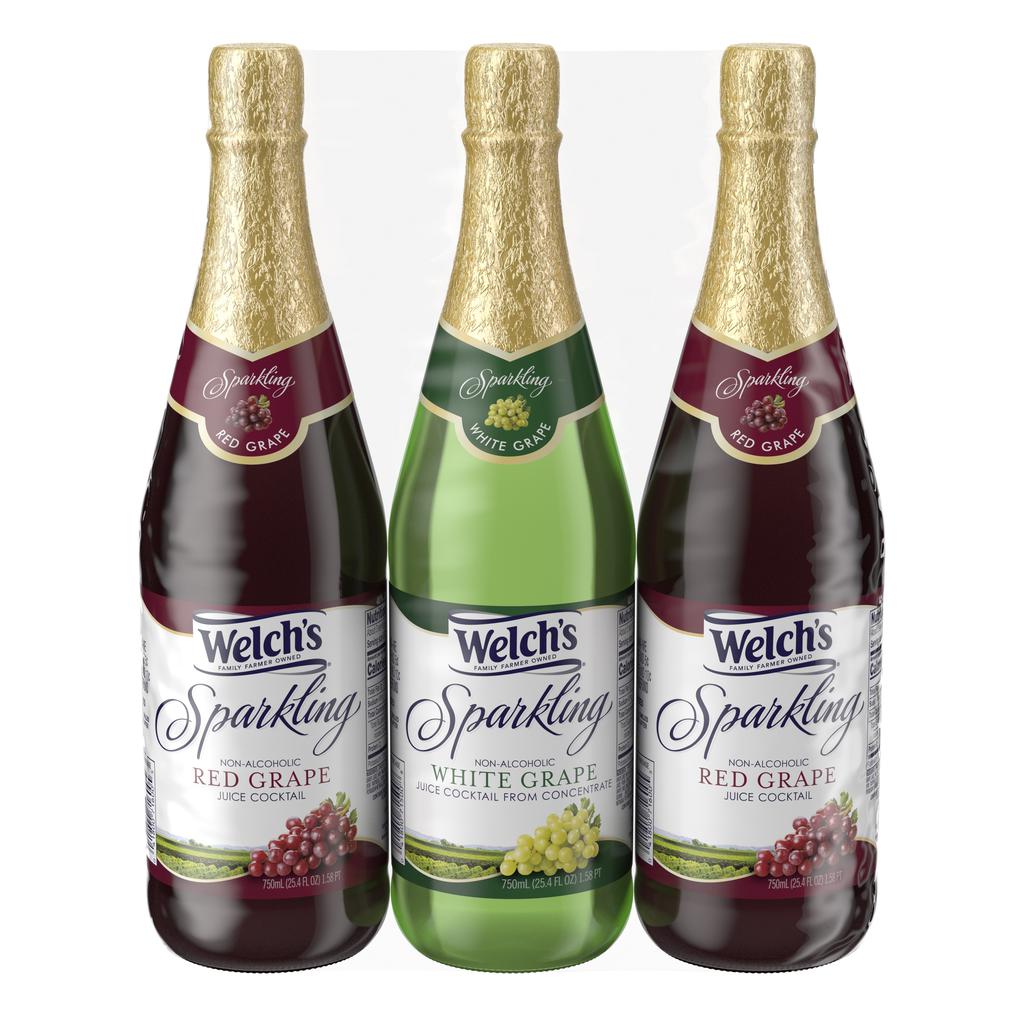 Welch's Coctel de Uva Espumante Sin Alcohol 3 Unidades / 750 mL / 25.36 oz