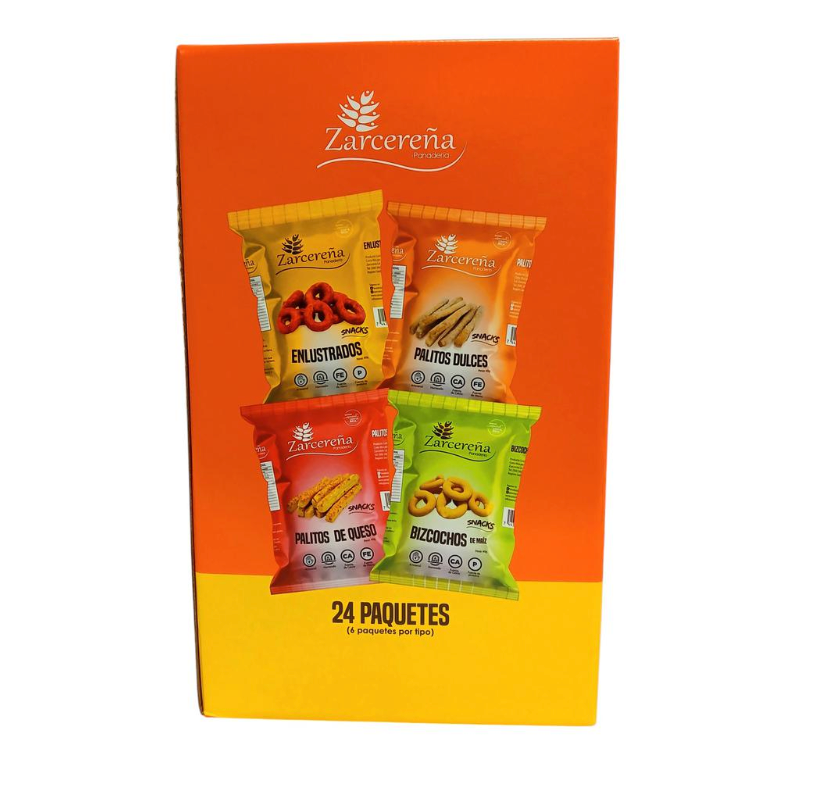 La Zarcereña Snacks Variados 18 Unidades / 40 g