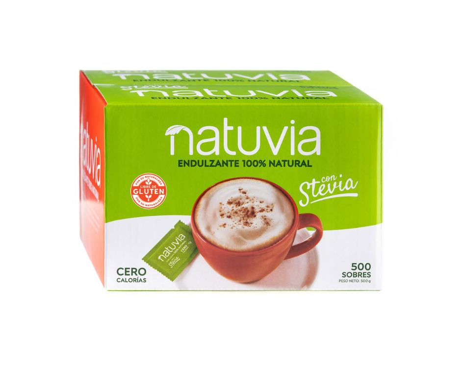 Natuvia Endulzante Natural 500 Unidades / 1 g / 0.03 oz
