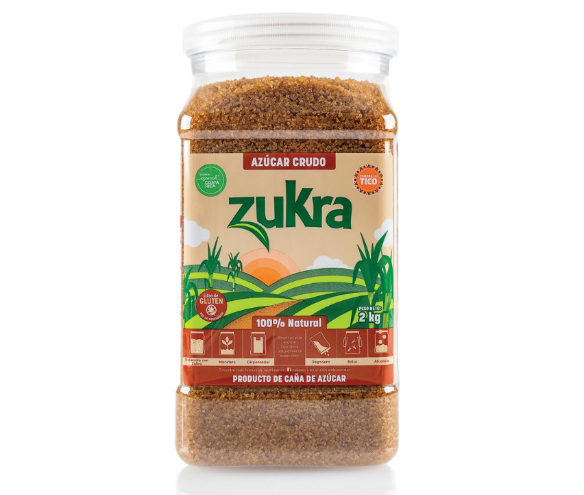 Zukra Azúcar Crudo 2 kg / 4.4 lb
