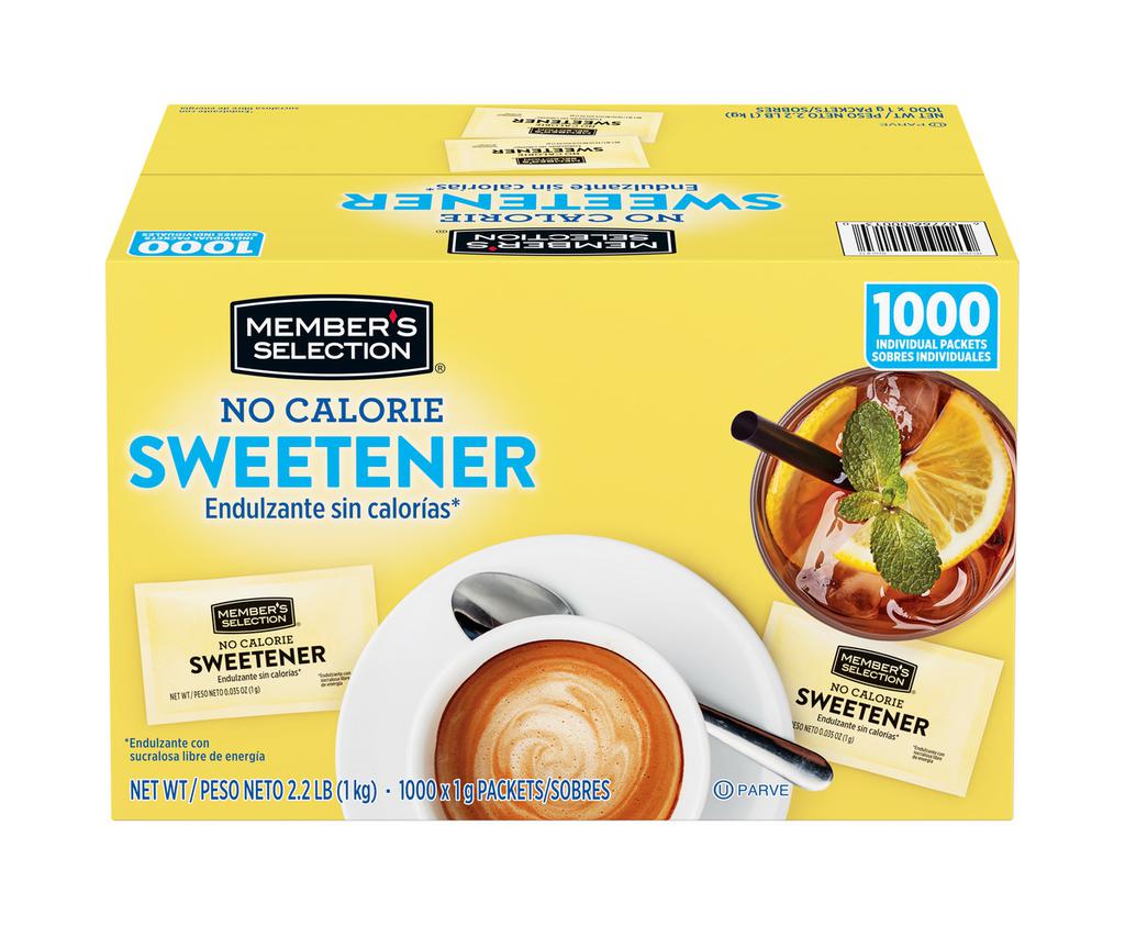 Member's Selection Endulzante de Sucralosa 1000 Unidades / 1 g / 0.03 oz