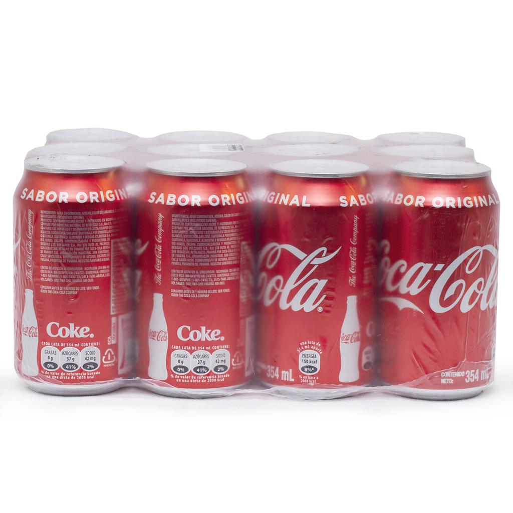 Coca Cola Regular en Lata 12 Unidades / 355 mL