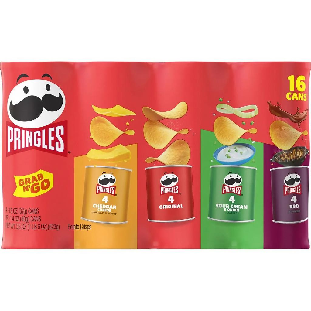 Pringles Grab and Go Paquete Surtido 16 Unidades